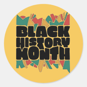 Colourful Bits Bold Black History Month Stickers
