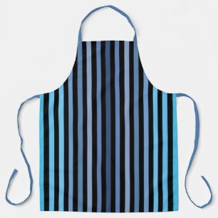 Colourful Black & Blue Winter Spring Summer Colour Apron