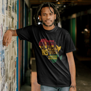 Colourful Black History Month History Celebration T-Shirt