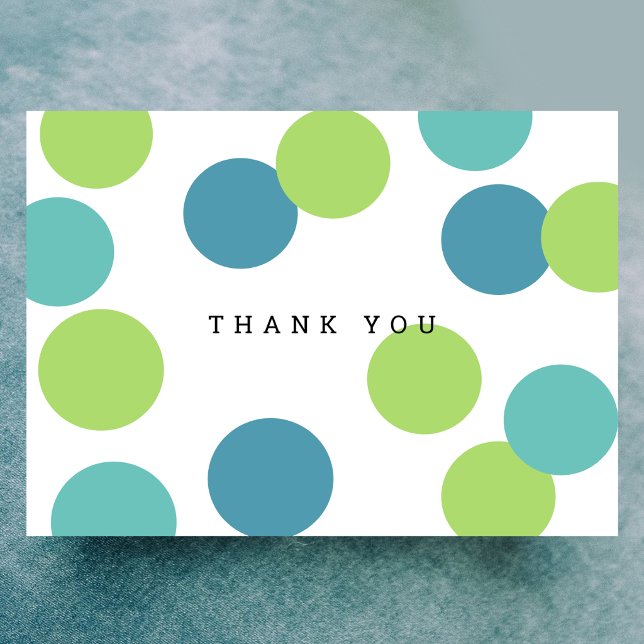 Colourful Blank Thank You Card (Creator Uploaded)