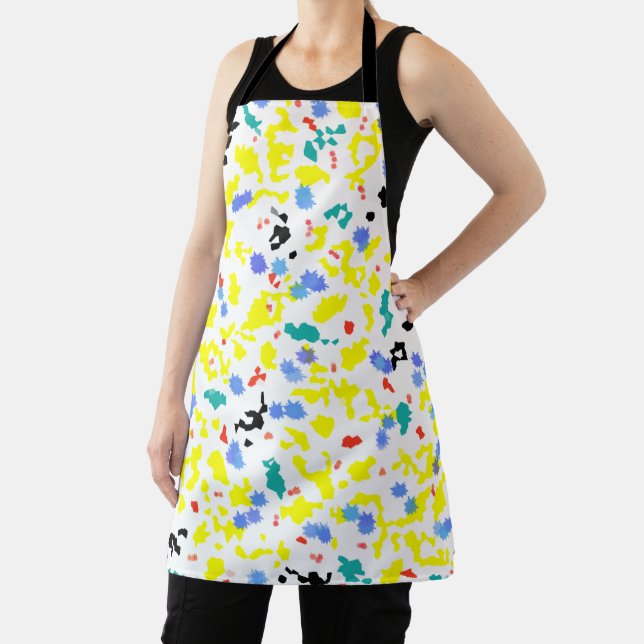 Colourful Blobs Apron (Insitu)