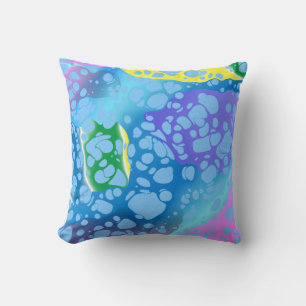 Colourful Blobs Cushion