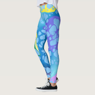 Colourful Blobs Leggings