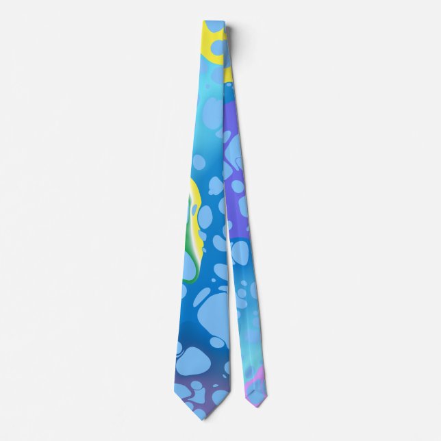 Colourful Blobs Tie (Front)