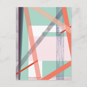 Colourful Blocks Postcard