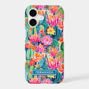 Colourful Blooming Cacti Personalised