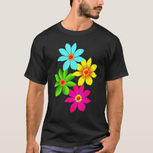 Colourful Blooming Flower Blooms Blossoms Garden S T-Shirt