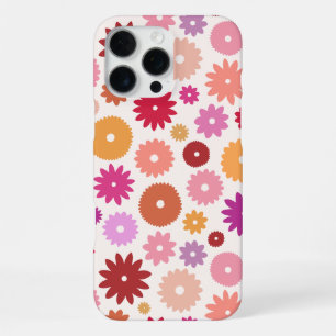 Colourful Blooms Big Pattern iPhone 16 Pro Max Case