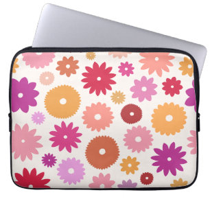 Colourful Blooms Large Pattern Laptop Sleeve