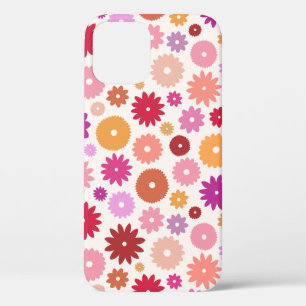 Colourful Blooms Pattern iPhone 12 Case