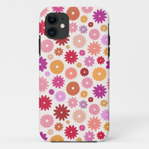 Colourful Blooms Pattern iPhone 11 Case