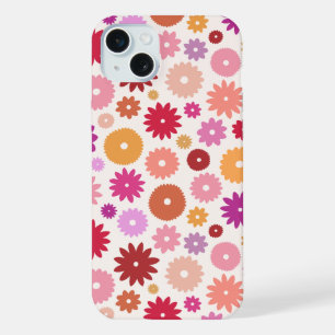 Colourful Blooms Pattern iPhone 15 Plus Case