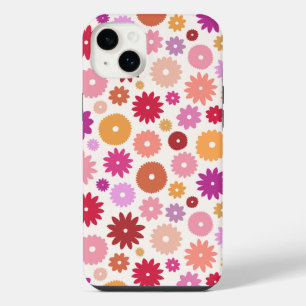 Colourful Blooms Pattern iPhone 14 Plus Case