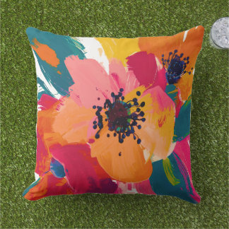 Colourful Blooms Pillow for Any Occasion 