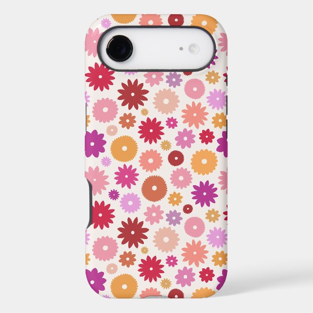 Colourful Blooms Repeat Pattern (Back)