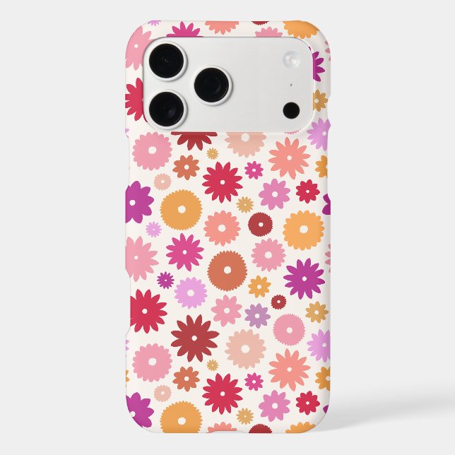 Colourful Blooms Repeat Pattern (Back)