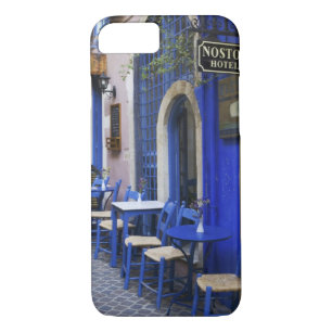 Colourful Blue doorway and siding to old hotel in iPhone 8/7 Case