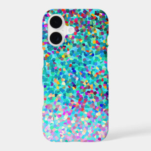 Colourful Blue Multicolored Abstract Art Pattern