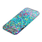 Colourful Blue Multicolored Abstract Art Pattern