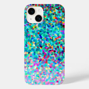 Colourful Blue Multicolored Abstract Art Pattern  Case-Mate iPhone 14 Case