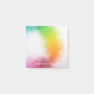 Colourful Blue Purple Green Red Orange Yellow Post-it Notes