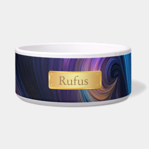 Colourful Blue Swirl Pattern