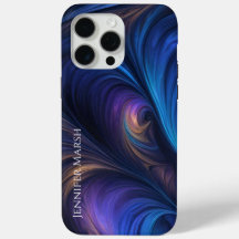 Colourful Blue Swirl Pattern
