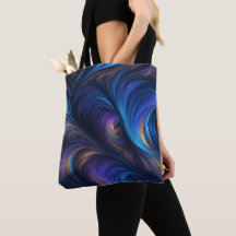 Colourful Blue Swirl Pattern