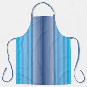 Colourful Blue Winter Spring Summer Fashion Colour Apron