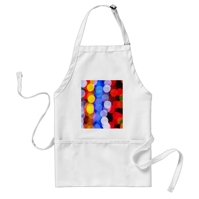 Colourful Blurry Lights Standard Apron (Front)