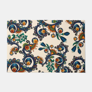 Colourful Bohemian Boho MOD Hippy Chic Pattern Doormat
