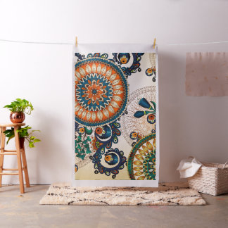 Colourful Bohemian Boho MOD Hippy Chic Pattern Fabric