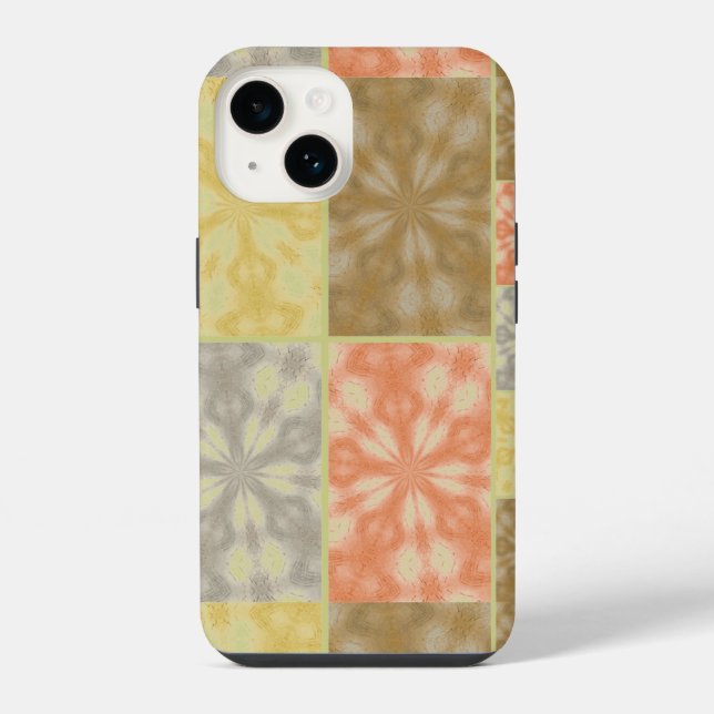 Colourful Bohemian Patchwork iPhone Case (Back)