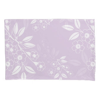 Colourful Boho Floral Pattern Aesthetic Pillowcase