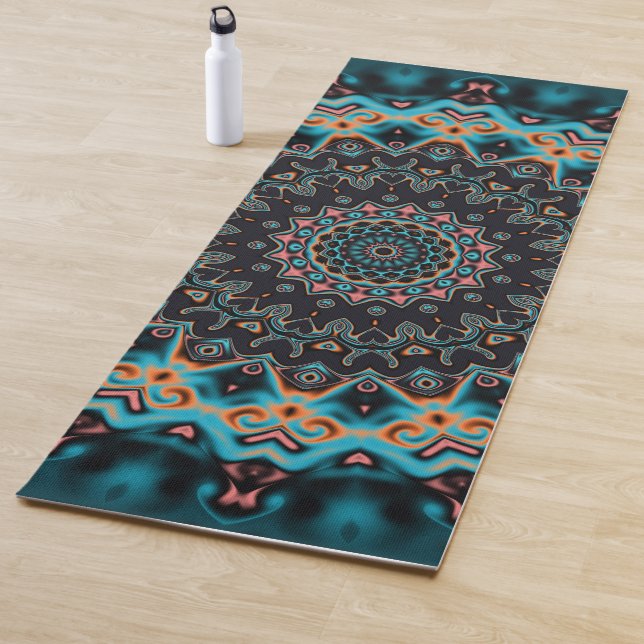 Colourful Boho Mandala Yoga Mat (In Situ)