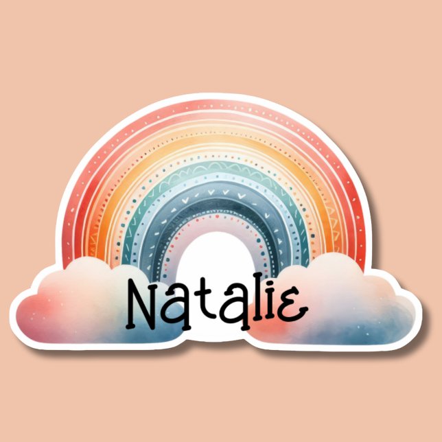 Colourful Boho Rainbow Monogram Waterproof (Creator Uploaded)