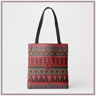Colourful Boho Tribal Pattern Tote Bag