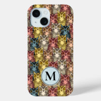 Colourful Boho Woodland Owl Pattern