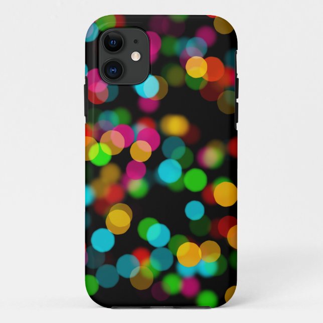 Colourful Bokeh Design Case-Mate iPhone Case (Back)