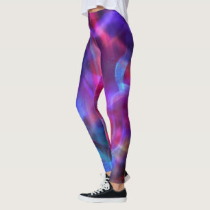 Colourful Bokeh Light Pattern Leggings