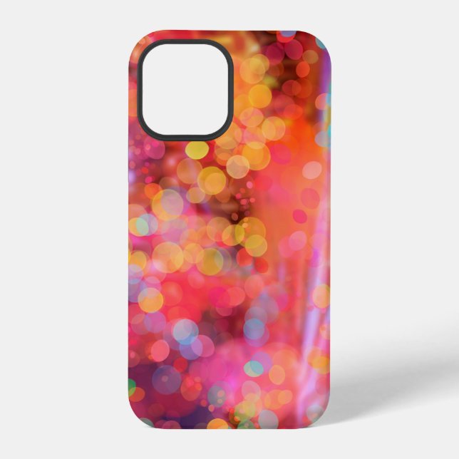 Colourful bokeh lights                   iPhone case (Back)