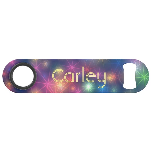 Colourful Bokeh Sparkles Personalised (Front (Horizontal))
