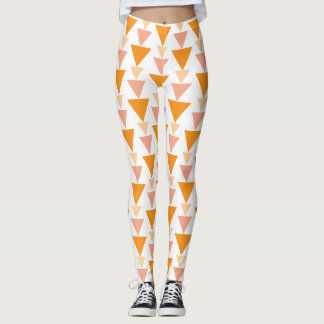 Colourful Bold Geometric Triangle Leggings