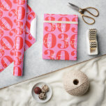 Colourful Bold Pink and Red 30th Birthday  Wrapping Paper<br><div class="desc">Make your loved one's 30th birthday extra special with our vibrant 30th gift wrap featuring a bold pink and red design. This milestone wrapping paper is perfect for celebrating this significant occasion in style. Surprise your loved one with this eye-catching 30th wrap that will make their gift stand out</div>