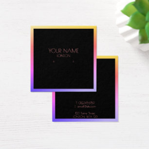 Colourful border earring holder