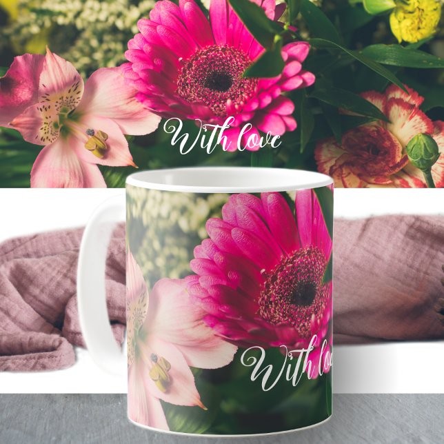  Colourful bouquet of flowers Coffee Mug (Creator Uploaded)