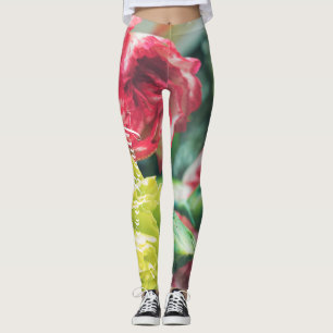  Colourful bouquet of flowers Leggings
