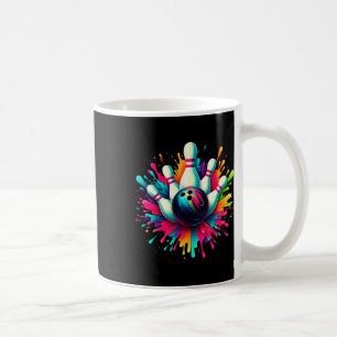 Colourful Bowling Game Day Bowling Cute Colorsplas Coffee Mug