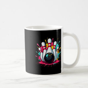 Colourful Bowling Game Day Bowling Cute Colorsplas Coffee Mug