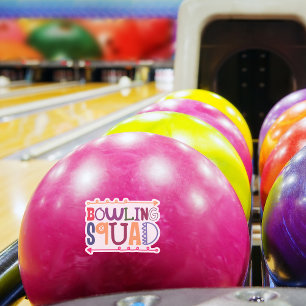Colourful Bowling Squad Contour Custom-Cut